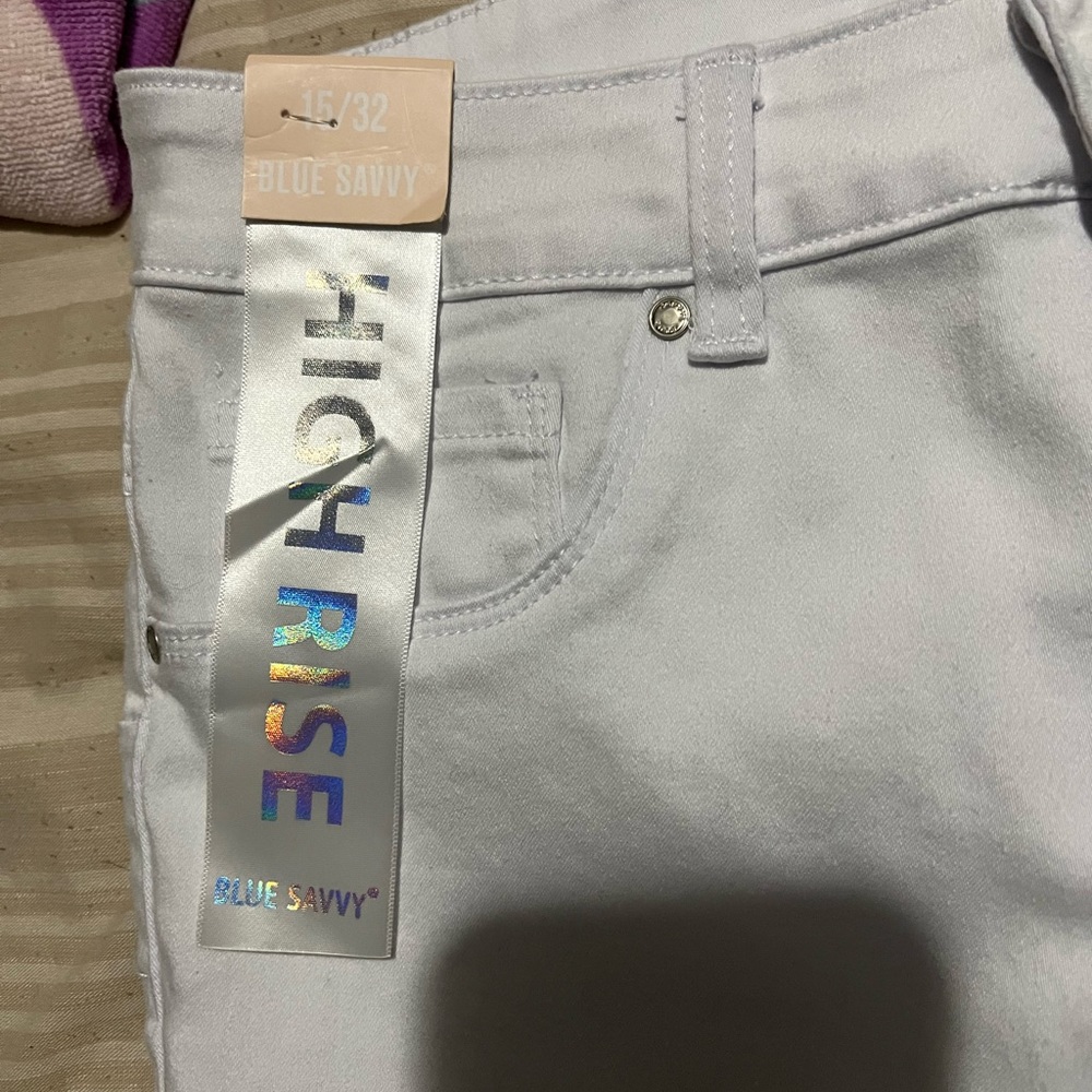 White High Rise Pants - Picture 4 of 4